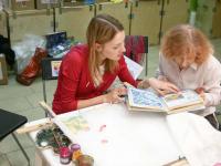 Мастер-класс по батику. Мастер Наталья Ткачук