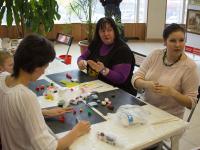 Бусы в соляной технике из полимерной глины Sculpey. Мастер Мария Варлашкина