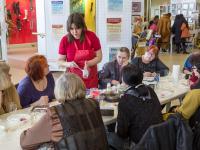 Декорирование стакана с помощью акриловых паст от компании Таир