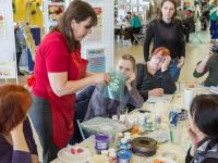 Декорирование стакана с помощью акриловых паст от компании Таир