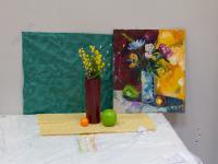 Живопись маслом. Натюрморт с цветами. Мастер Светлана Никулина