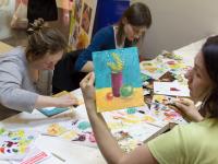 Живопись маслом. Натюрморт с цветами. Мастер Светлана Никулина