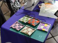 Кошелек в технике пэчворк из тканей PEPPY