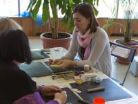 Лепка из полимерной глины Sculpey с применением штампов. Мастер Татьяна Трубицына