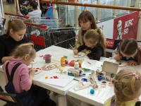 Мастер-класс дет. Народная роспись по дереву. Мастер Наталья Раделия