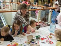 Мастер-класс дет. Народная роспись по дереву. Мастер Наталья Раделия