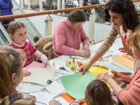 Мастер-класс дет. Открытка в технике бумажные цветы. Мастер Нарине Галстян