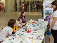 Мастер-класс дет. Рисуем пальчиковыми красками. Мастер Александра Нечаева