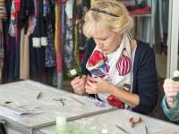 цветок в технике керамич. флористики