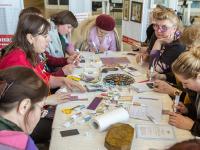 Точечная роспись (point-to-point) от компании Таир