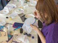 Роспись красками по ткани Гамма (батик)