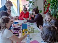 Открытка своими руками в технике скрапбукинг от компании Авале