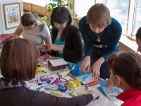 Открытка своими руками в технике скрапбукинг от компании Авале