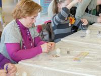 Оплетение бисером Zlatka пасхальных яиц с использованием деревянных заготовок Mr.Carving. Мастер Мария Гальперина