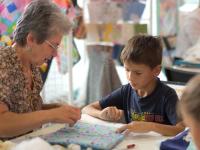 текстильная книжка для малышей. Презентацию по ручному пэчворку ведут Бояркина С.Г. и  Москаленко Л.А