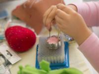 сухое валяние. Презентацию ведёт Кажаева Ксения