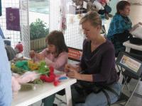 сухое валяние. Презентацию ведёт Кажаева Ксения