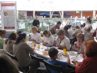 роспись по стеклу и керамике красками Гамма. М-кл от компании Гамма ведёт Стеклова Тамара