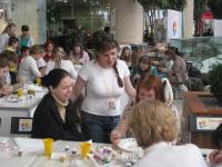 роспись по стеклу и керамике красками Гамма. М-кл от компании Гамма ведёт Стеклова Тамара