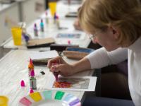 витражная роспись по стеклу красками Decola. М-кл от компании ПитерАртСервис