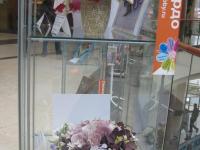 выставка творческих работ на 4-м этаже трц Аура