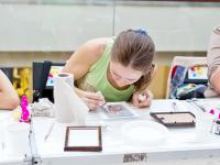 витражная роспись по стеклу. М-кл от компании ПитерАртСервис