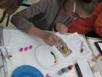 витражная роспись по стеклу. М-кл от компании ПитерАртСервис