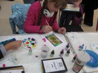 витражная роспись по стеклу. М-кл от компании ПитерАртСервис