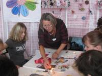 24_канзаши. М-кл ведёт Лобачева Татьяна