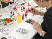 Витражная роспись красками Decola от компании ПитерАртСервис