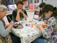 Демонстрация росписи венецианских масок материалами DECART и TINTA VIVA