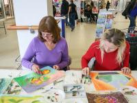 Масляная пастель в технике граттаж. Ведёт Наталья Раделия