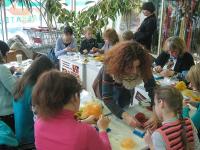 Медвежонок в технике сухого валяния. М-кл ведёт Романова Елизавета