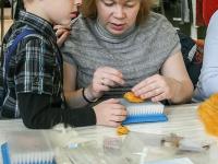 Медвежонок в технике сухого валяния. М-кл ведёт Романова Елизавета