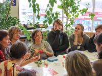 М-кл по валянию из шерсти. Ведёт Вологдина Елена