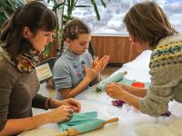 М-кл по валянию из шерсти. Ведёт Вологдина Елена