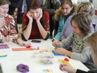 М-кл по валянию из шерсти. Ведёт Вологдина Елена