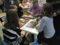 Картины из шерсти на презентации Куфельд И.А. и Горячева А.В. - творческое объединение Дар и Дарина