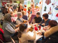 Текстильные и нитяные куклы-обереги представлила Журавлёва Злата