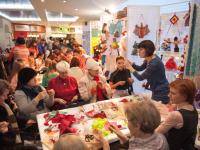 Текстильные и нитяные куклы-обереги представлила Журавлёва Злата