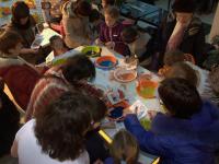  Мозаика из песка Замок творчества