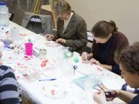 Мастер-класс. Декорирование тарелки в технике обратный декупаж.tm Love2Art и  Янина Анкудович