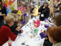 Мастер-класс. Декупаж по керамике с эффектом кракелюра. tm Love2Art. Кустова Оксана