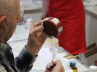  Мастер-класс. Перламутровое настроение. Декорирование деревянной шкатулки. Компания Таир