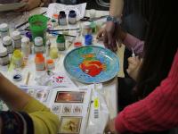 Мастер-класс. Роспись по керамике. Наталья Раделия