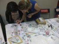 Мастер-класс. Роспись по стеклу. Татьяна Данилова