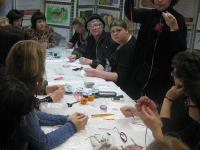 Мастер-класс. Учимся вышивать лентами. tm PANNA. Светлана Королева