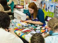 Презентация по  пэчворку с использованием тканей Peppy и швейной машины Micron