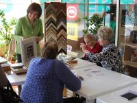 Мастер-класс  оформление работ от багетной мастеркой Papa Carlo