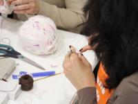 Мастер-класс по вязанию игрушек ведет Петруненко Елена